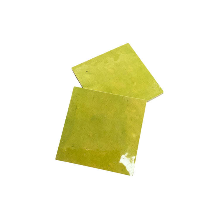 Moroccan Glazed Olive Green Terracotta Tile (TC-M-OLIVEGREEN)