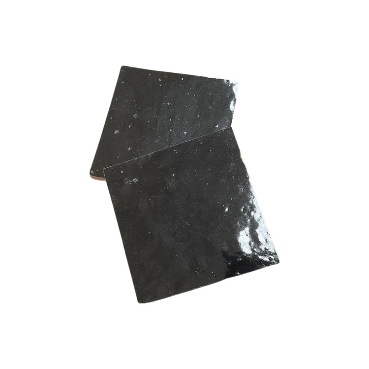 Moroccan Glazed Black Terracotta Tile (TC-M-BLACK)