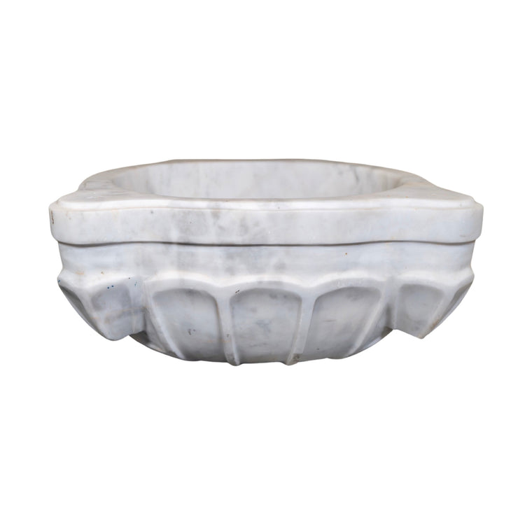 French White Carrara Marble Sink (S-X102)