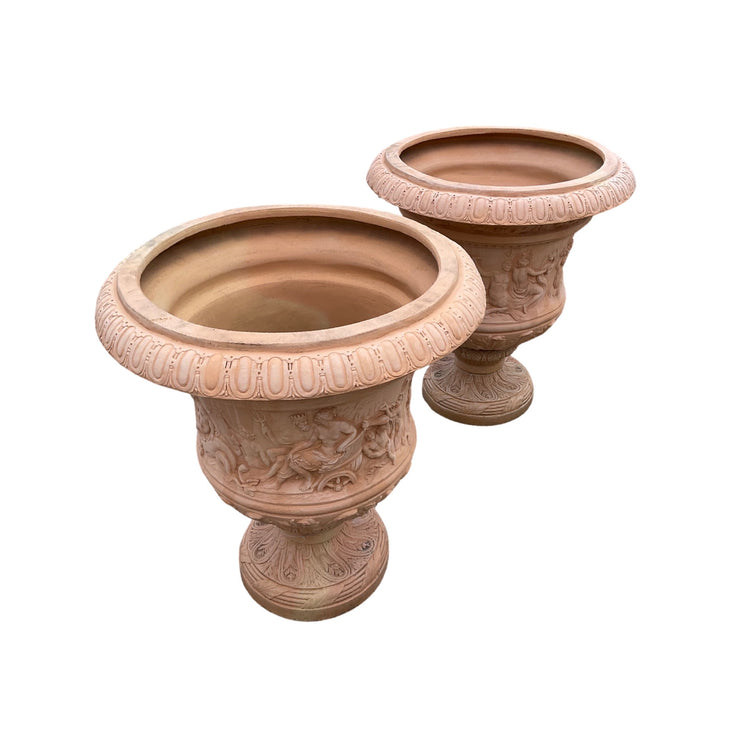 Midcentury Italian Terracotta Urn (V-WNKZ)