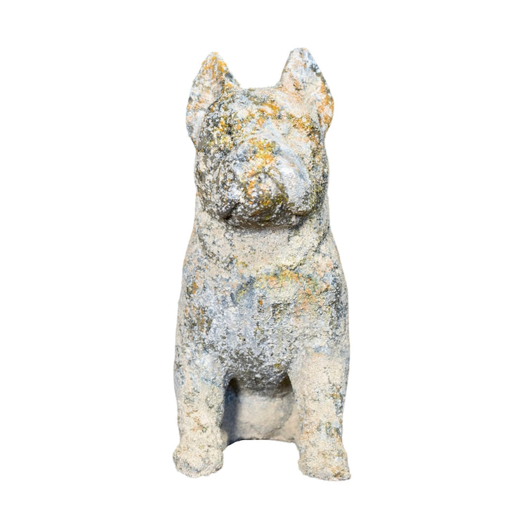Contemporary French Granite Composite French Bulldog Sculpture (GE-KNWY)