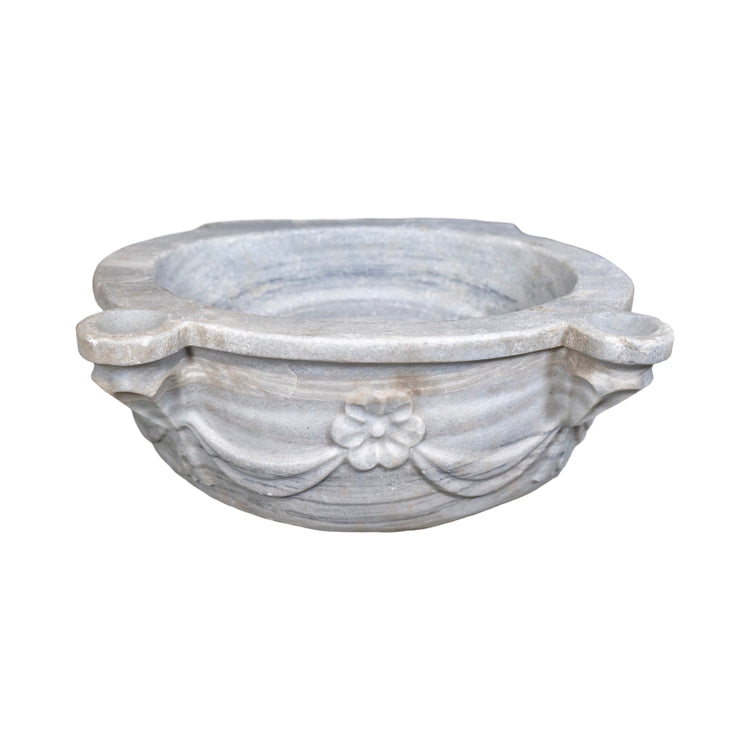 French White Carrara Marble Sink (S-0MU3)