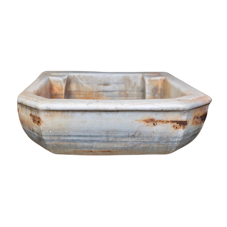 French White Carrara Marble Sink (S-HAJ7)