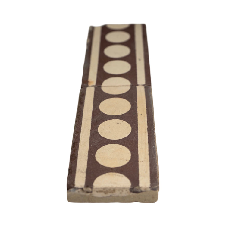 Reclaimed French Encaustic Concrete Border Tile (ET-KYXD)