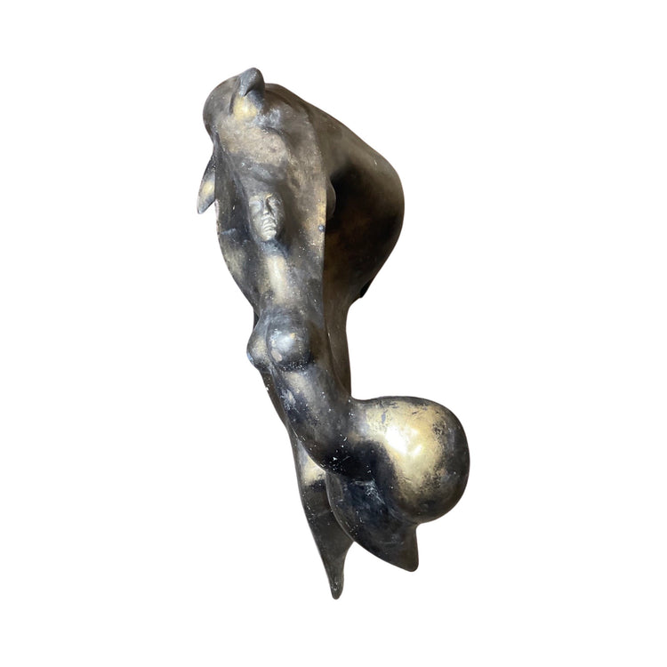 French Bronze Mythical Sculpture (HD-AWKB)