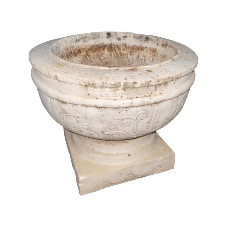 Italian Marble Planter (V-ZRBY)