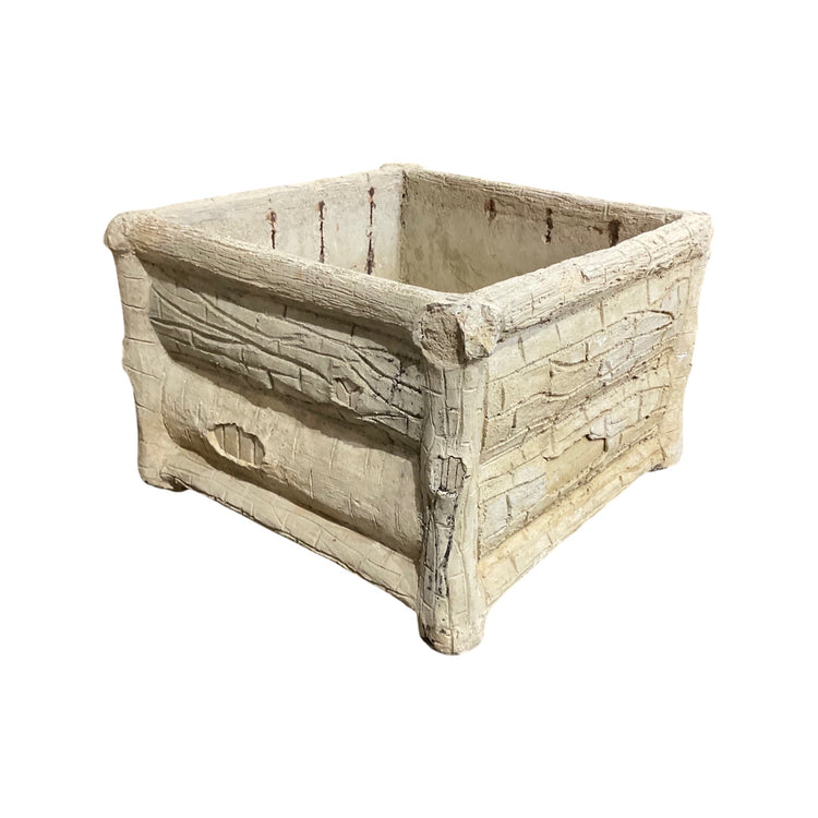 French Faux Bois Planter (V-QUFV)