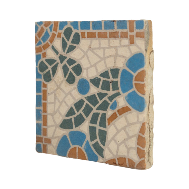 Reclaimed French Encaustic Concrete Tile (ET-FL105)
