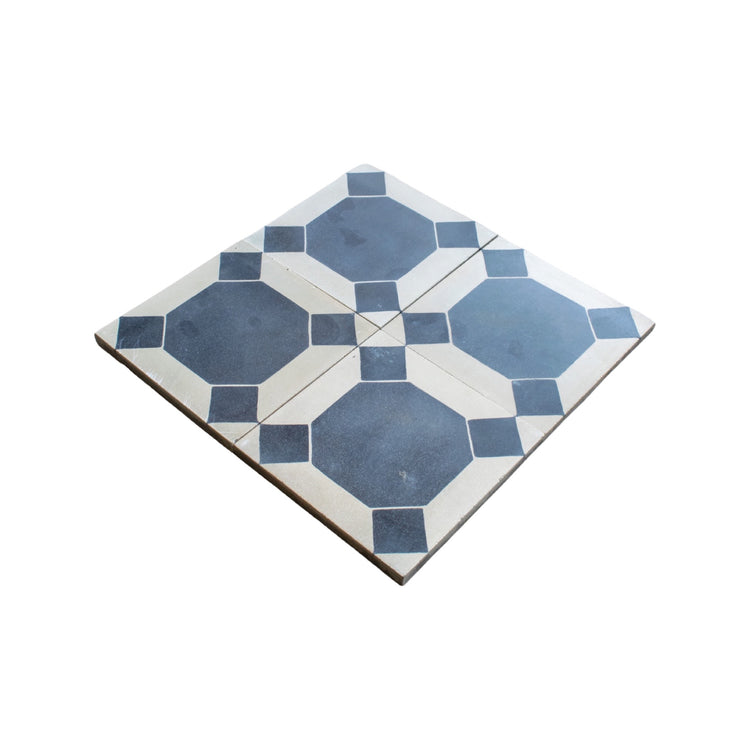 French Encaustic Geometric Concrete Tile