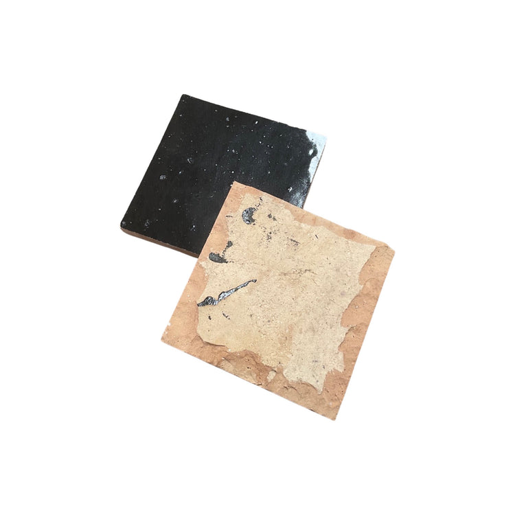 Moroccan Glazed Black Terracotta Tile (TC-M-BLACK)