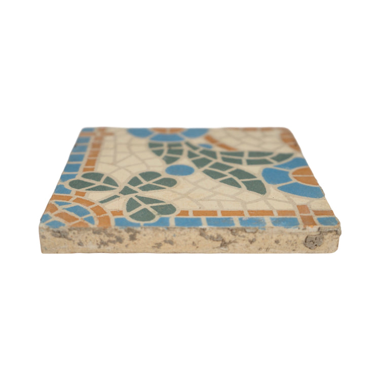 Reclaimed French Encaustic Concrete Tile (ET-FL105)