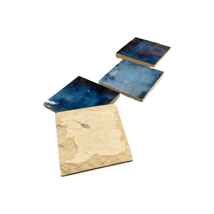 Moroccan Glazed Watercolor Blue Terracotta Tile (TC-M-WATERCOLORBLUE)