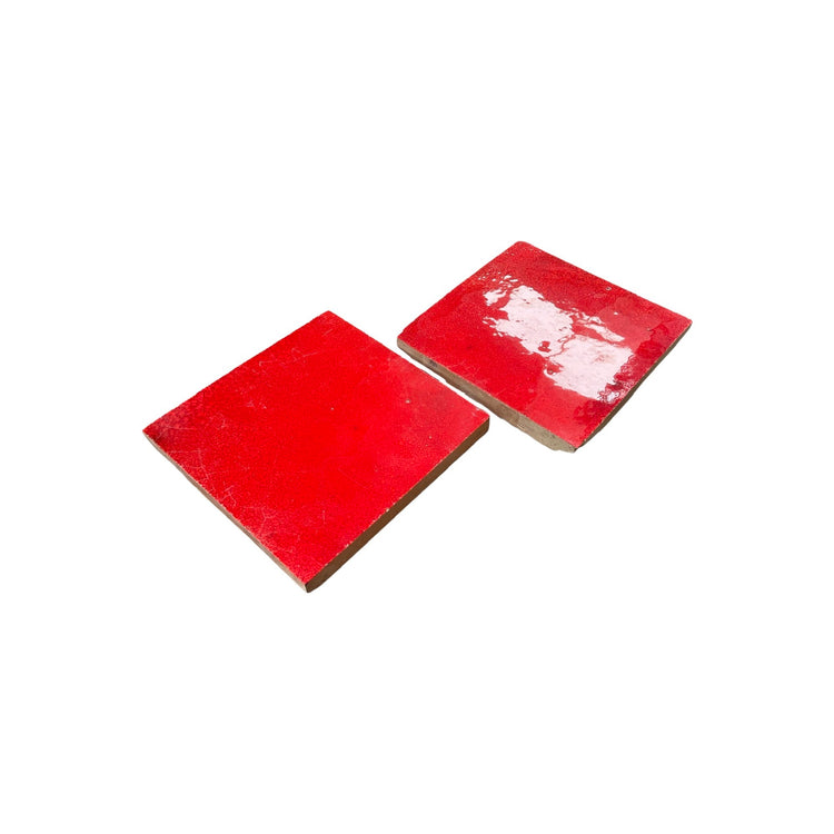 Moroccan Glazed Red Terracotta Tile (TC-M-RED)