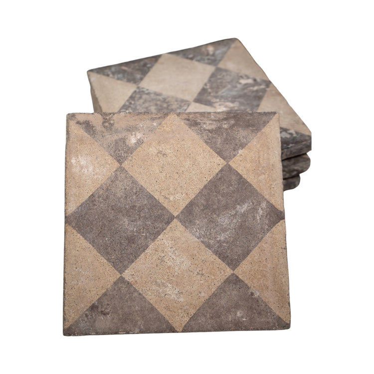 Reclaimed Spanish Encaustic Geometric Concrete Tile (ET-FGFD)