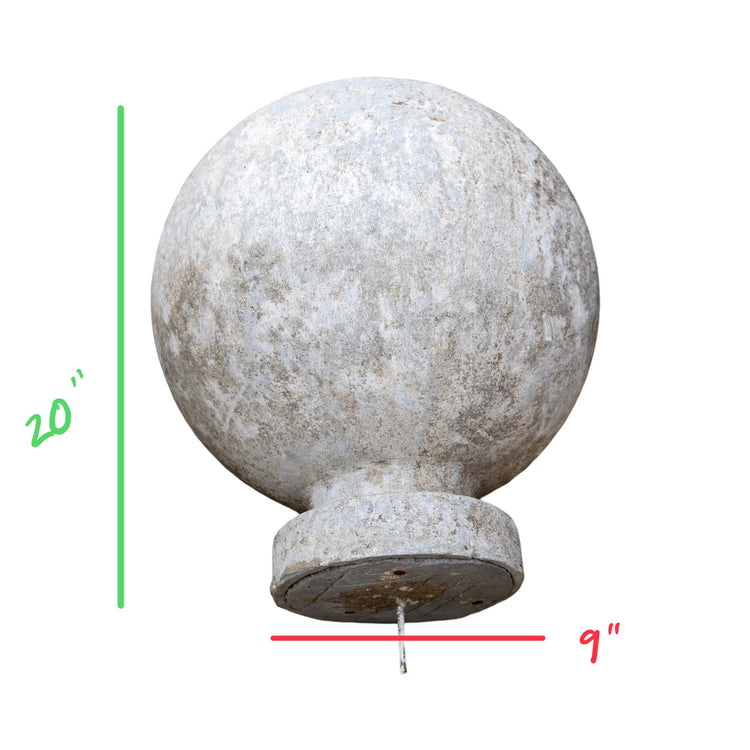 Antique French Limestone Finial (GE-TVKS)