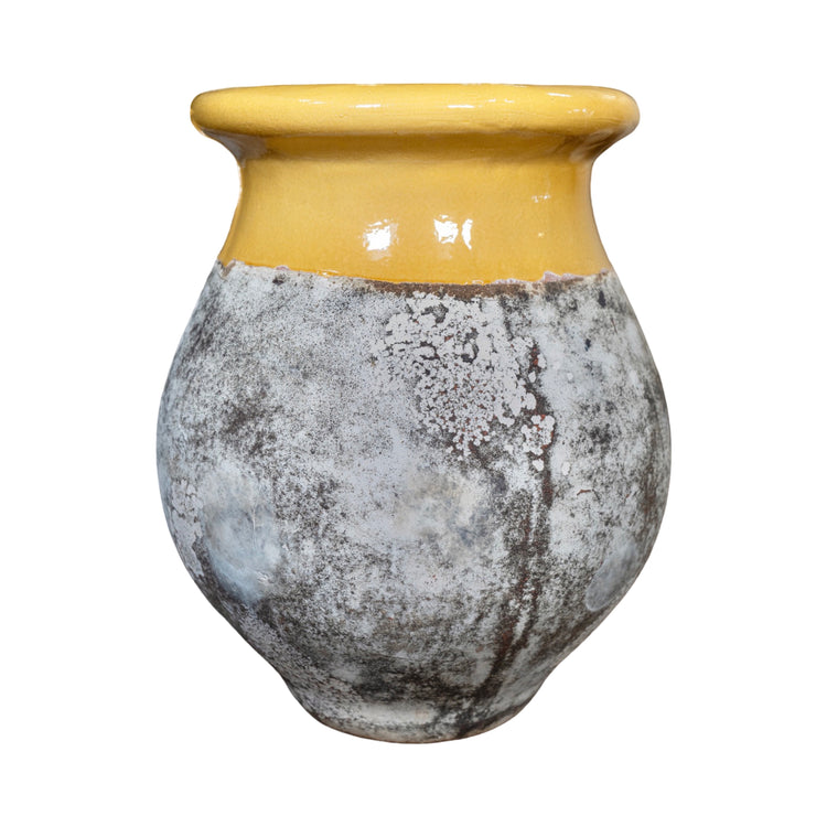 Contemporary French Glazed Terracotta Oil Jar (V-FVHE)