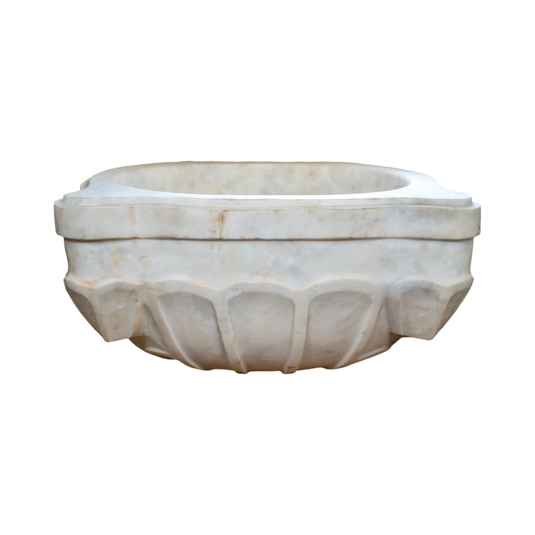French White Marble Sink (S-OWR3)