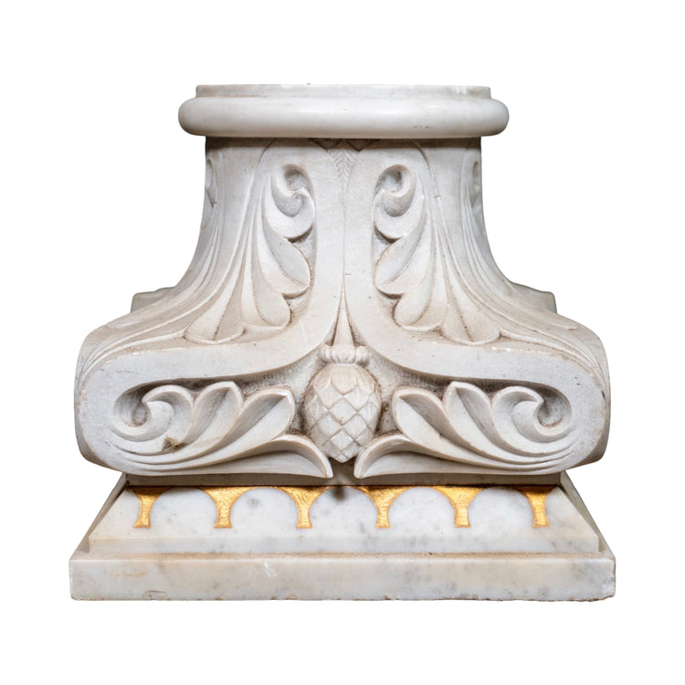 Antique Italian Marble Base (GE-TGFV)