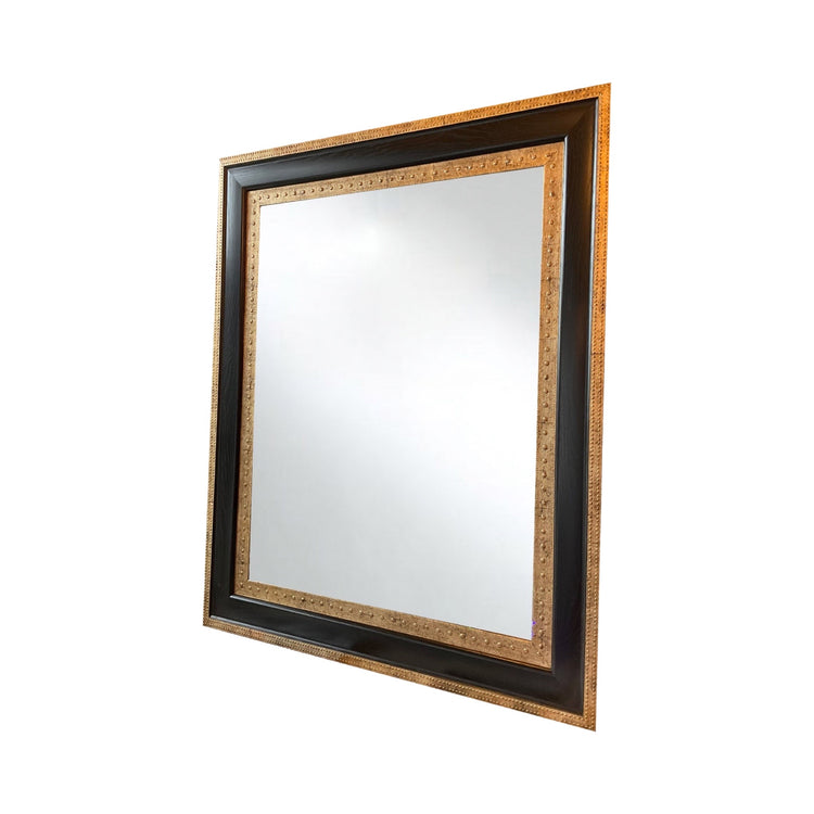 French Ebony Wood Mirror (HD-JQFB)