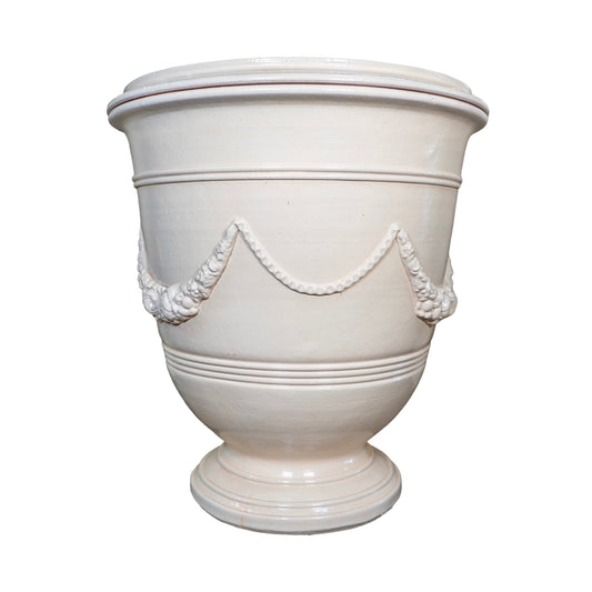 Contemporary French Glazed Terracotta Vase (V-HRFB-A)