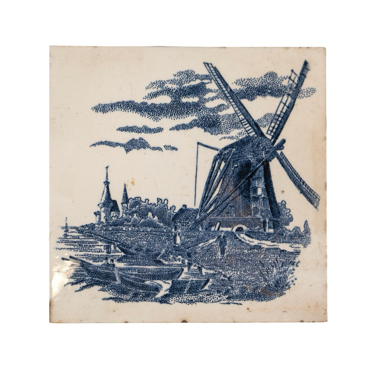 Belgian Glazed Delft Stippling Tiles (HD-SGZM)