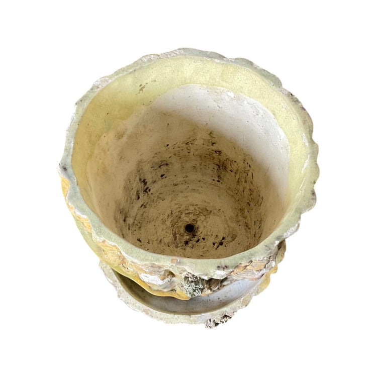 French Glazed Terracotta Planter Pot