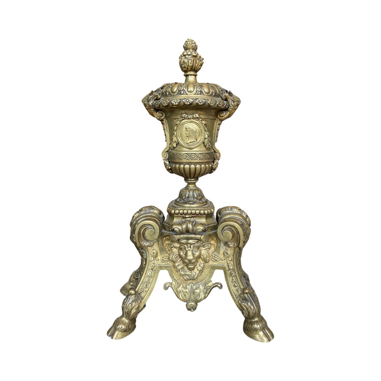 French Bronze Andirons