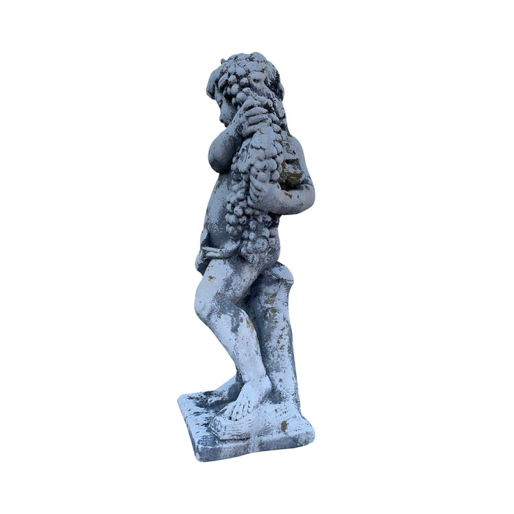 French Cherub Cement Composite Statue (GE-HSWK)