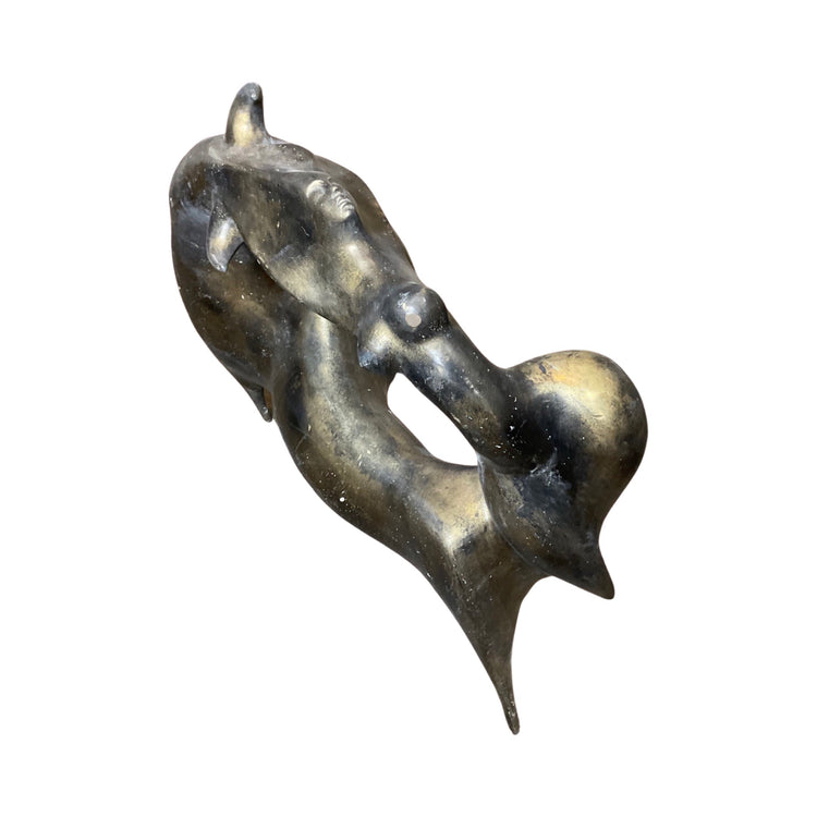 French Bronze Mythical Sculpture (HD-AWKB)