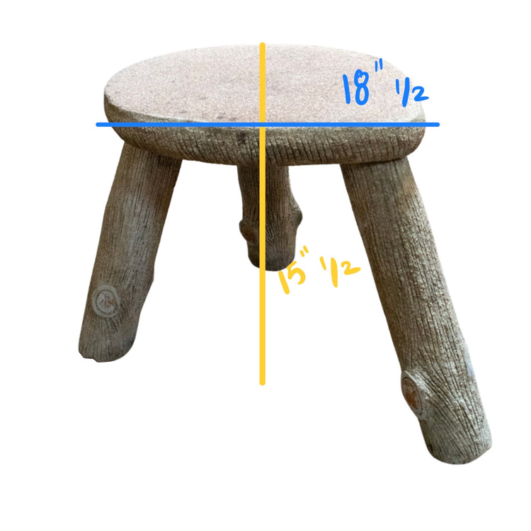 French Faux Bois Stool (GE-YEQH)