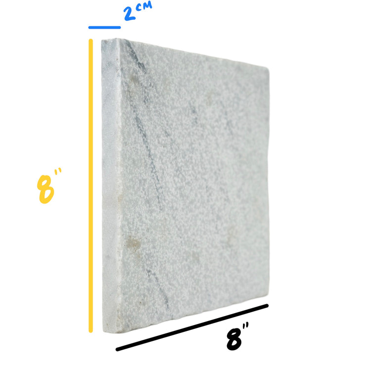 Italian Carrara Marble Square Tile (FL893-A)