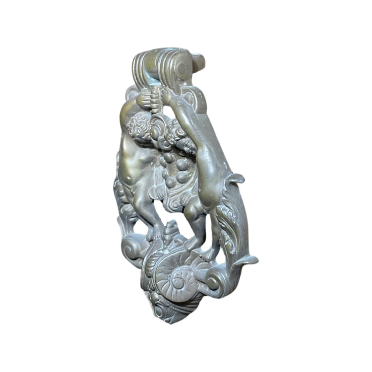 French Bronze Cherub Door Knocker