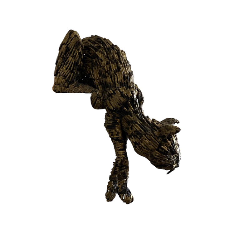 American Bronze Ledge Cat Sculpture (HD-DABJ)