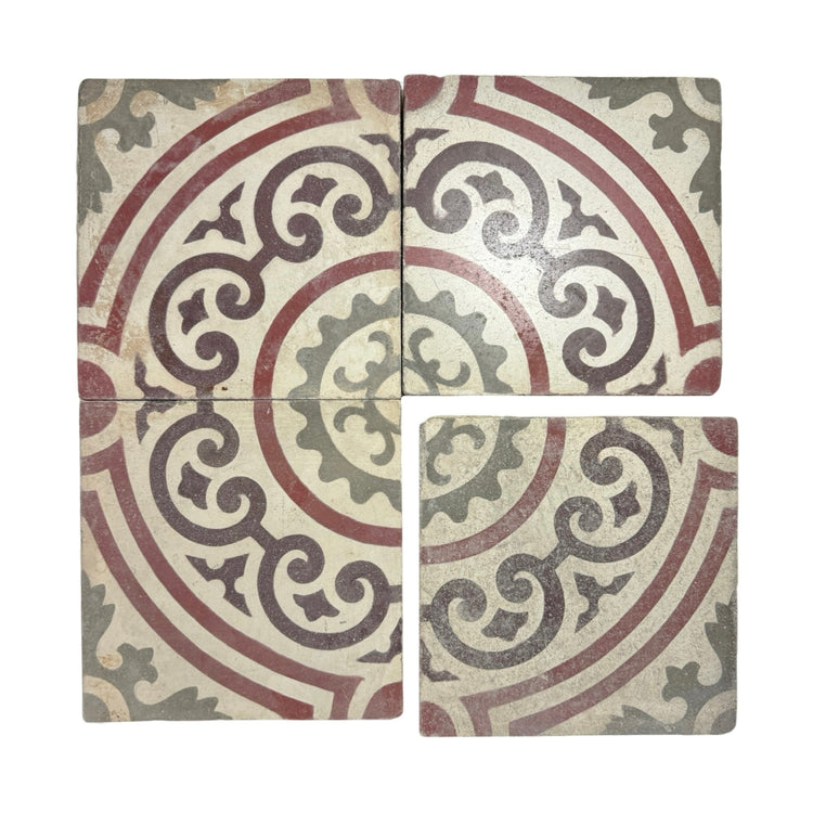 French Encaustic Concrete Tile