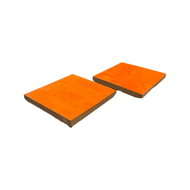 Moroccan Glazed Orange Terracotta Tile (TC-M-ORANGE)