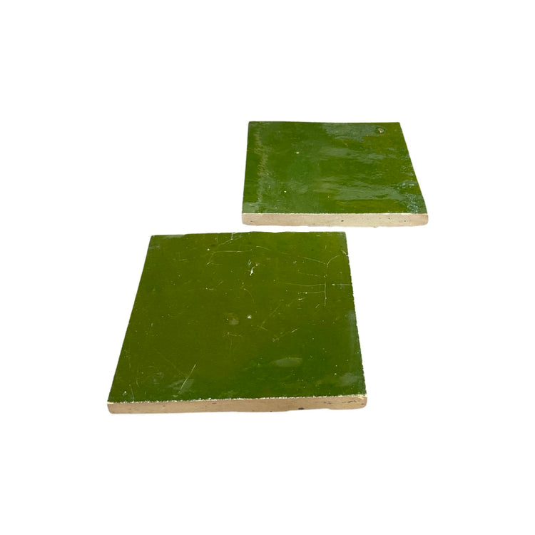 Moroccan Glazed Dark Olive Terracotta Tile (TC-M-DARKOLIVE)
