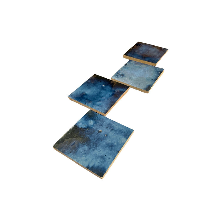 Moroccan Glazed Watercolor Blue Terracotta Tile (TC-M-WATERCOLORBLUE)