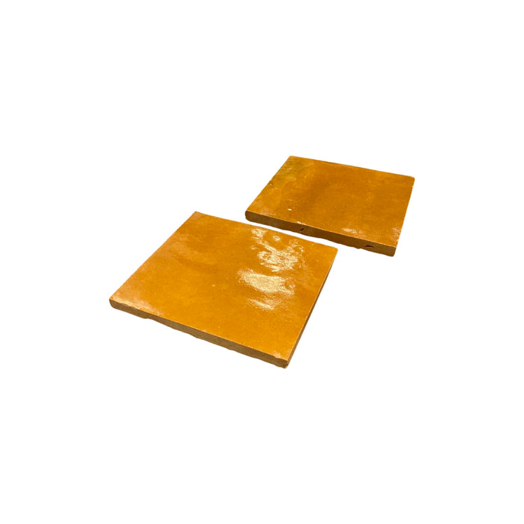 Moroccan Glazed Light Camel Brown Terracotta Tile (TC-M-CAMEL-A)