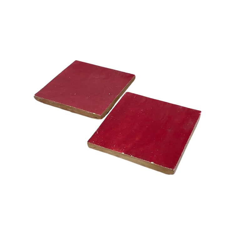 Moroccan Glazed Red Apple Terracotta Tile (TC-M-APPLE)