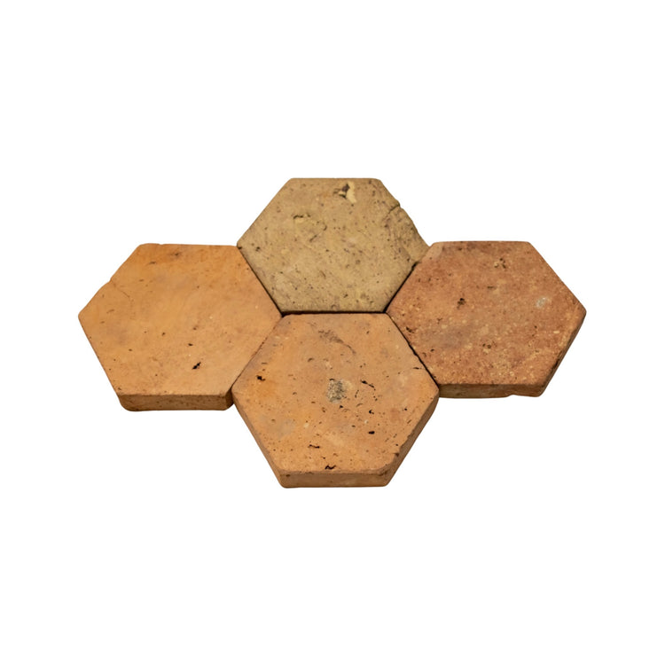 Reclaimed French Terracotta Hexagonal Tile (TC006)