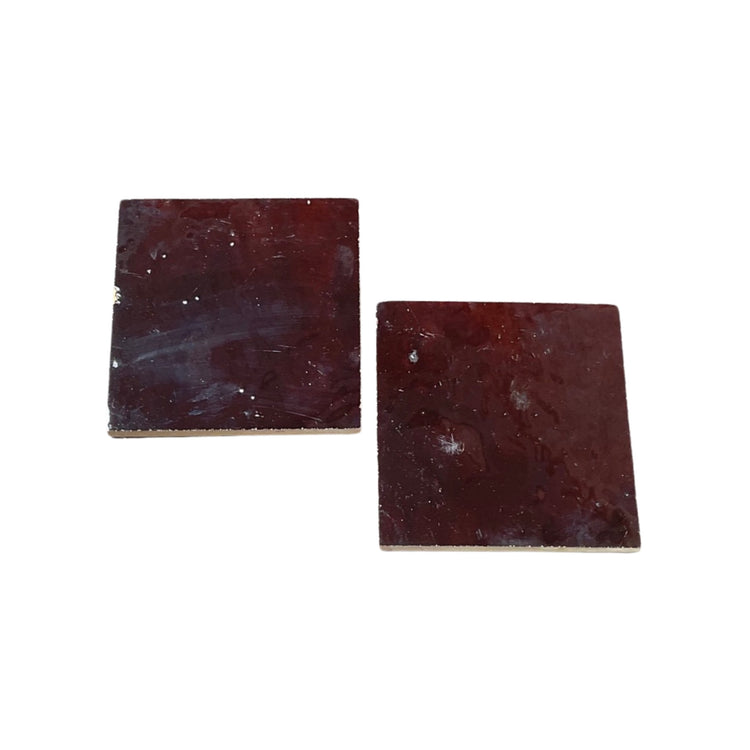 Moroccan Glazed Dark Maroon Terracotta Tile (TC-M-DARKMAROON)