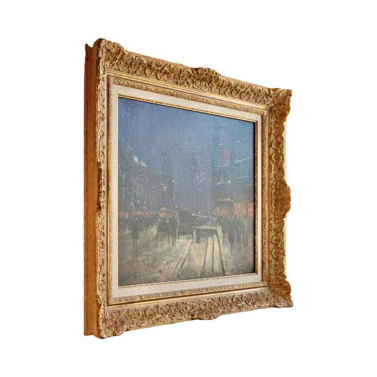 "Paris Le Soir" Oil Painting By Paul-Marcel Candies Balmiere (HD-XZCE)