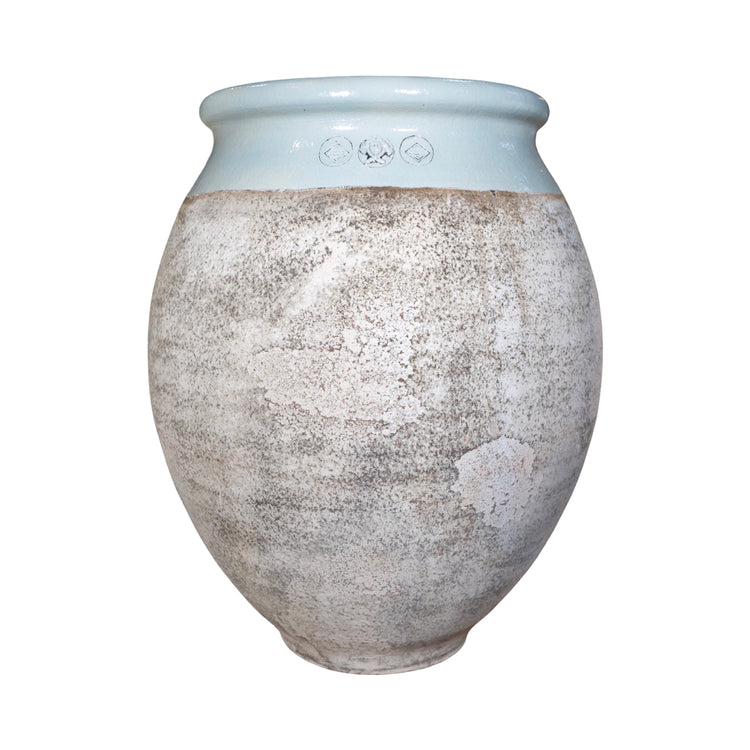 Contemporary French Glazed Terracotta Olive Jar  (V-HMYL)
