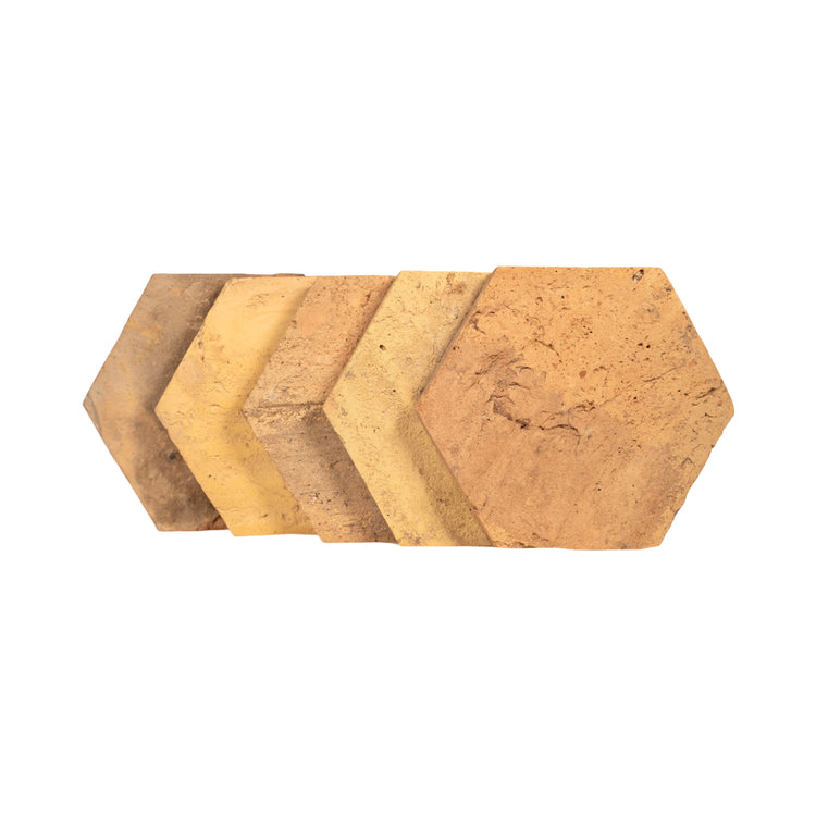 Reclaimed French Terracotta Hexagonal Tile (TC006)