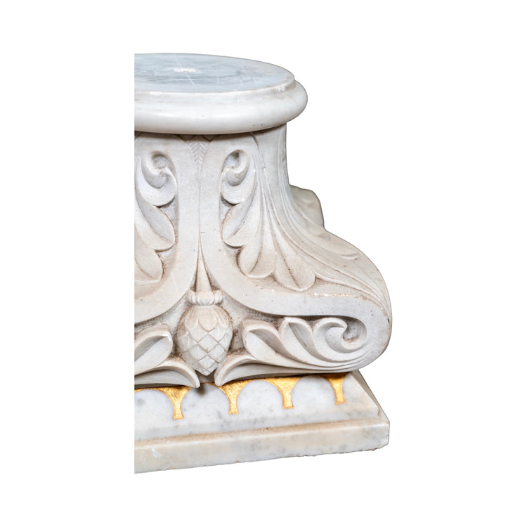 Antique Italian Marble Base (GE-TGFV)