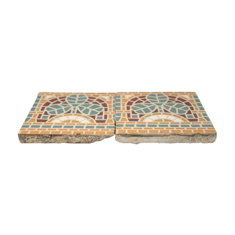 Reclaimed French Encaustic Concrete Tile (ET-CYKG)