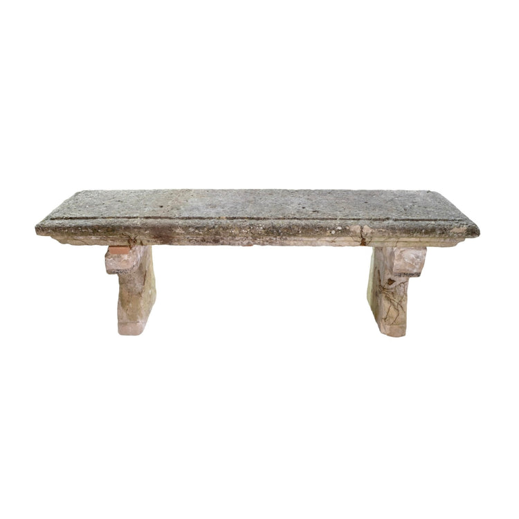 Antique French Limestone Bench (GE-REPM)