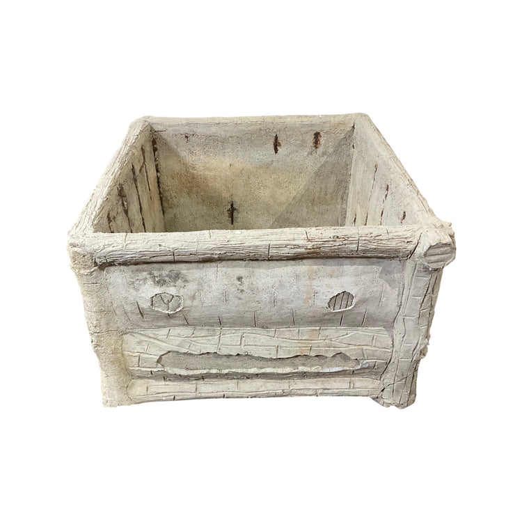 French Faux Bois Planter (V-QUFV)