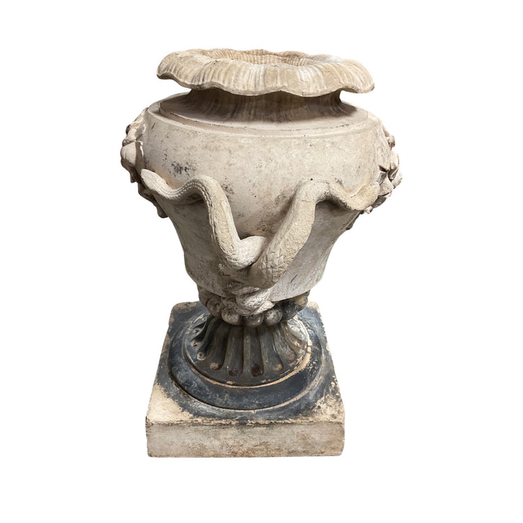 English Terracotta Serpent Planter (V-GMTR)