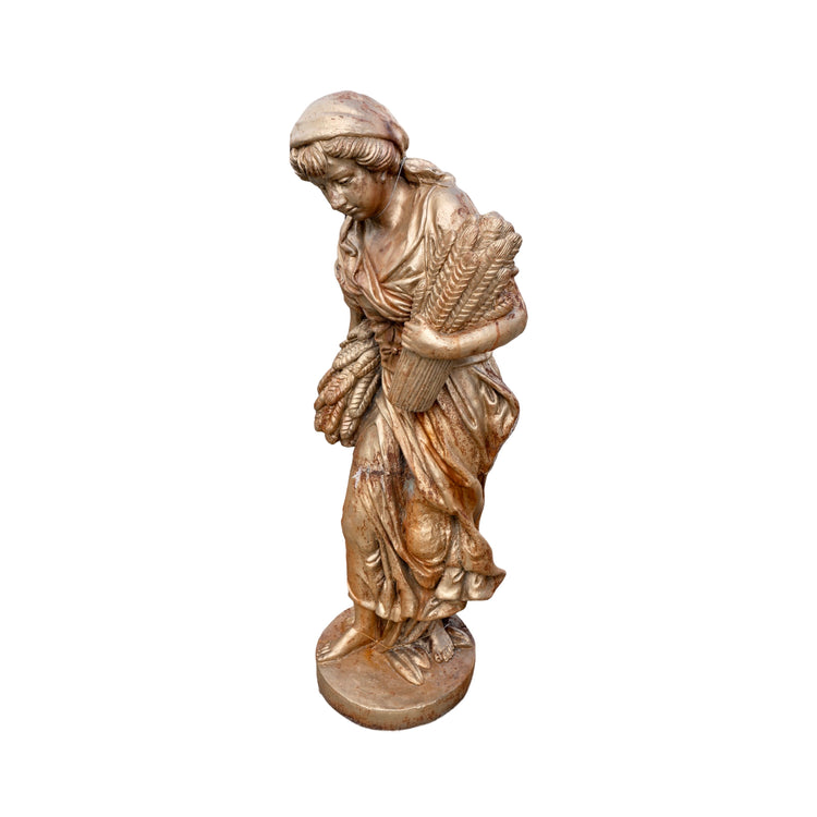 Antique French Iron "Spring" Four Seasons Statue (ST-2012)